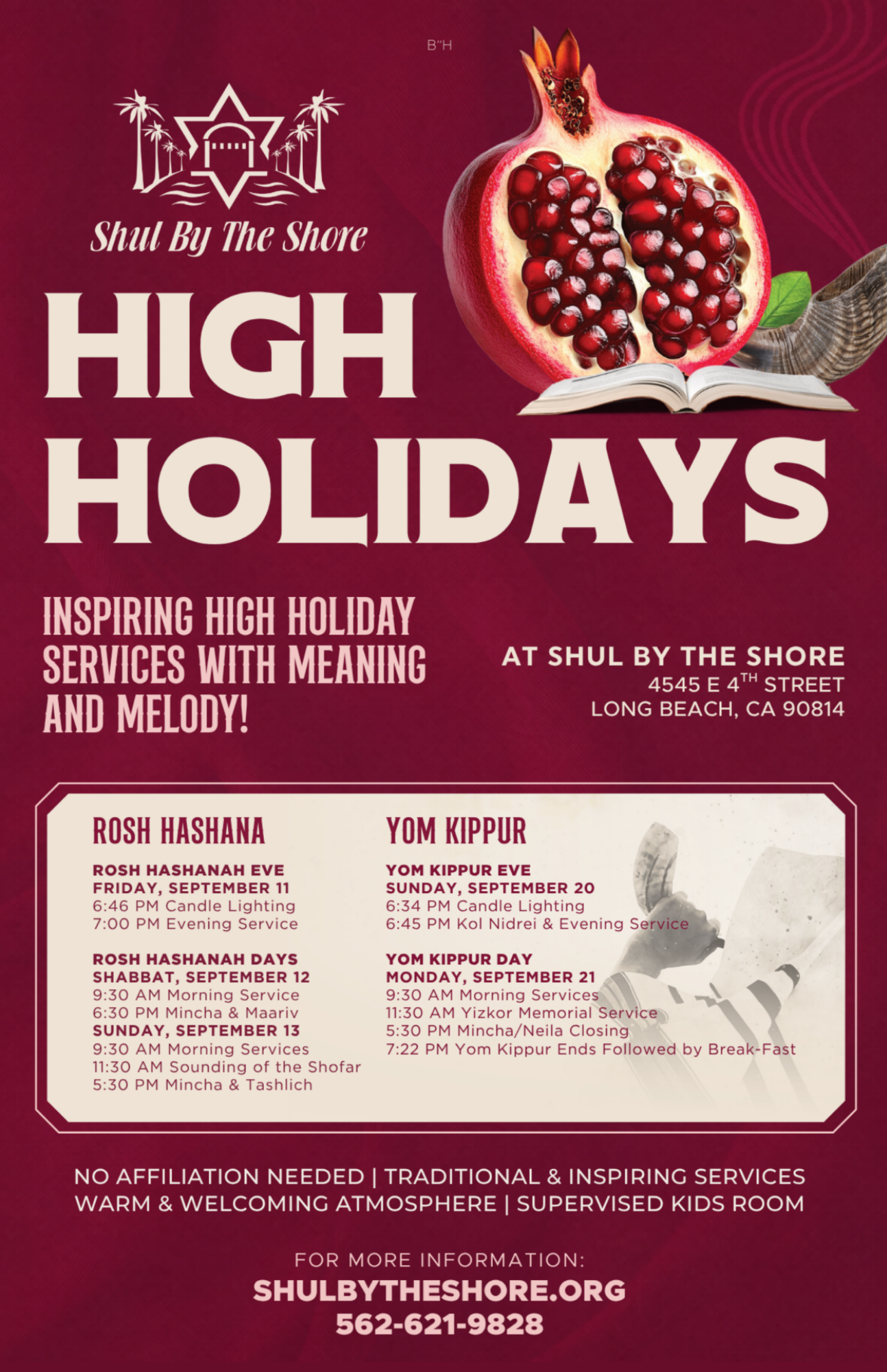 High Holiday Guide page 4